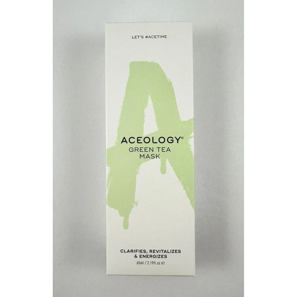 Aceology Green Tea Face Mask 2.19 oz Niacinamide Hydrating Sleeping Mask NIB